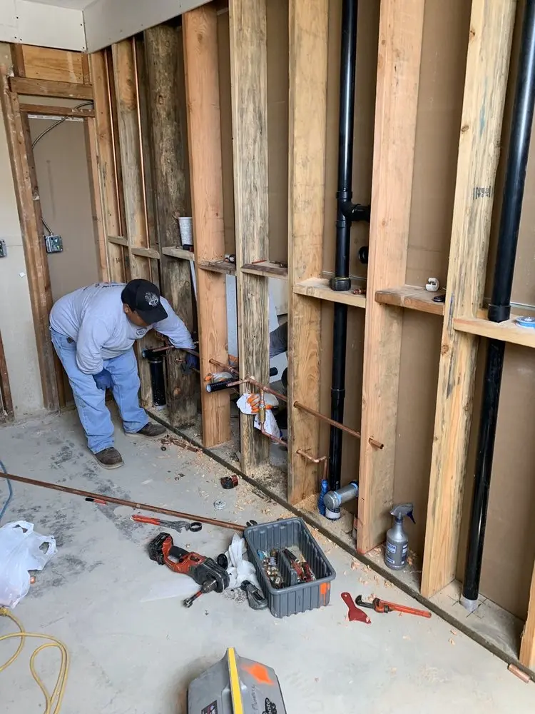 Commercial rough-in plumbing for Water Heater Replacement in Lincolnia Park